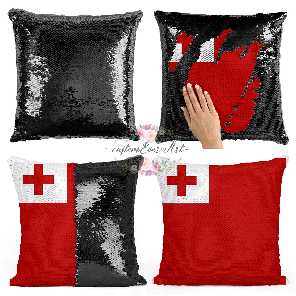 Тонга персонализированные пользовательские изображения накидка для подушки