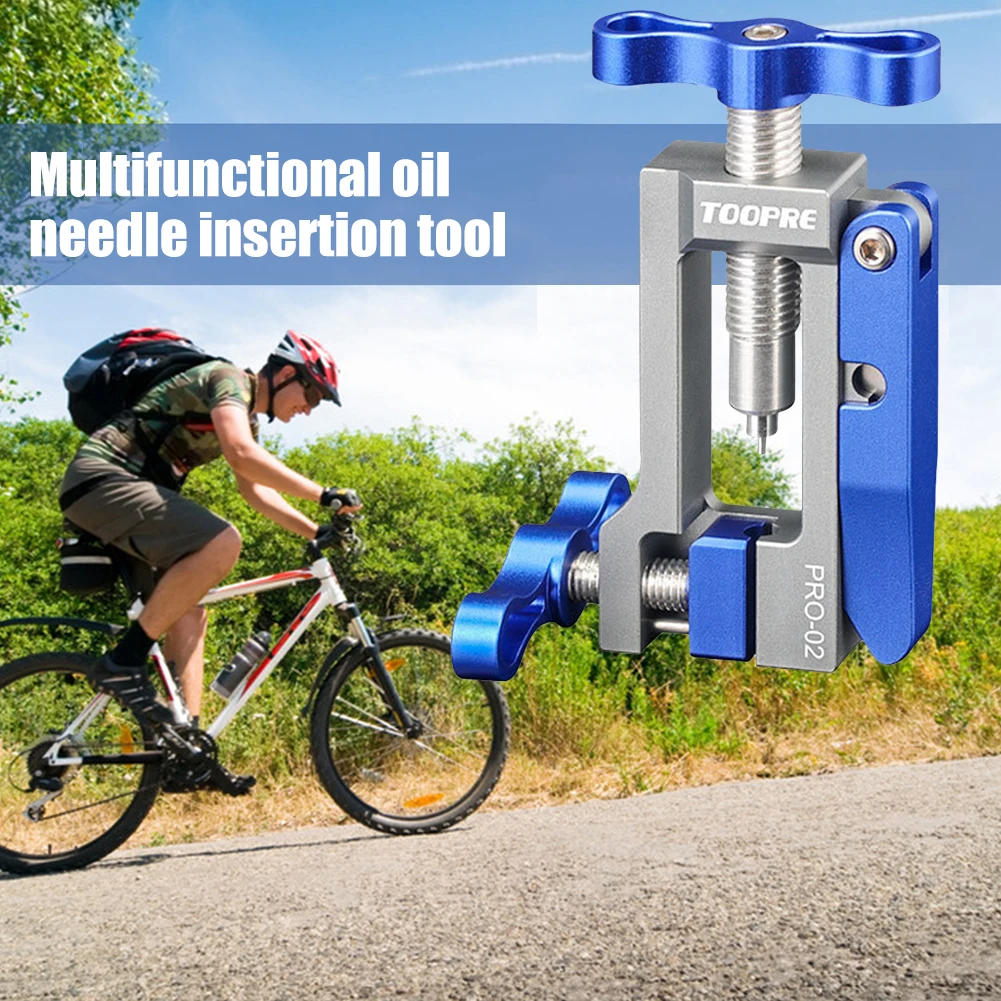 

Mountain Road Bike Brake Oil Needle Press Installation Tool Hose Cutter Connector Insert Install Multi-function Bike Tool