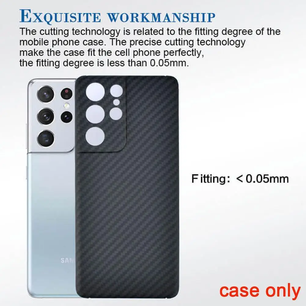 

Carbon Carbon Fiber Phone For Samsung Galaxy S21 Business Ultra Anti-Fall Z4O1 Galaxy S21 Puls Cover Ultra-Thin Y1X5