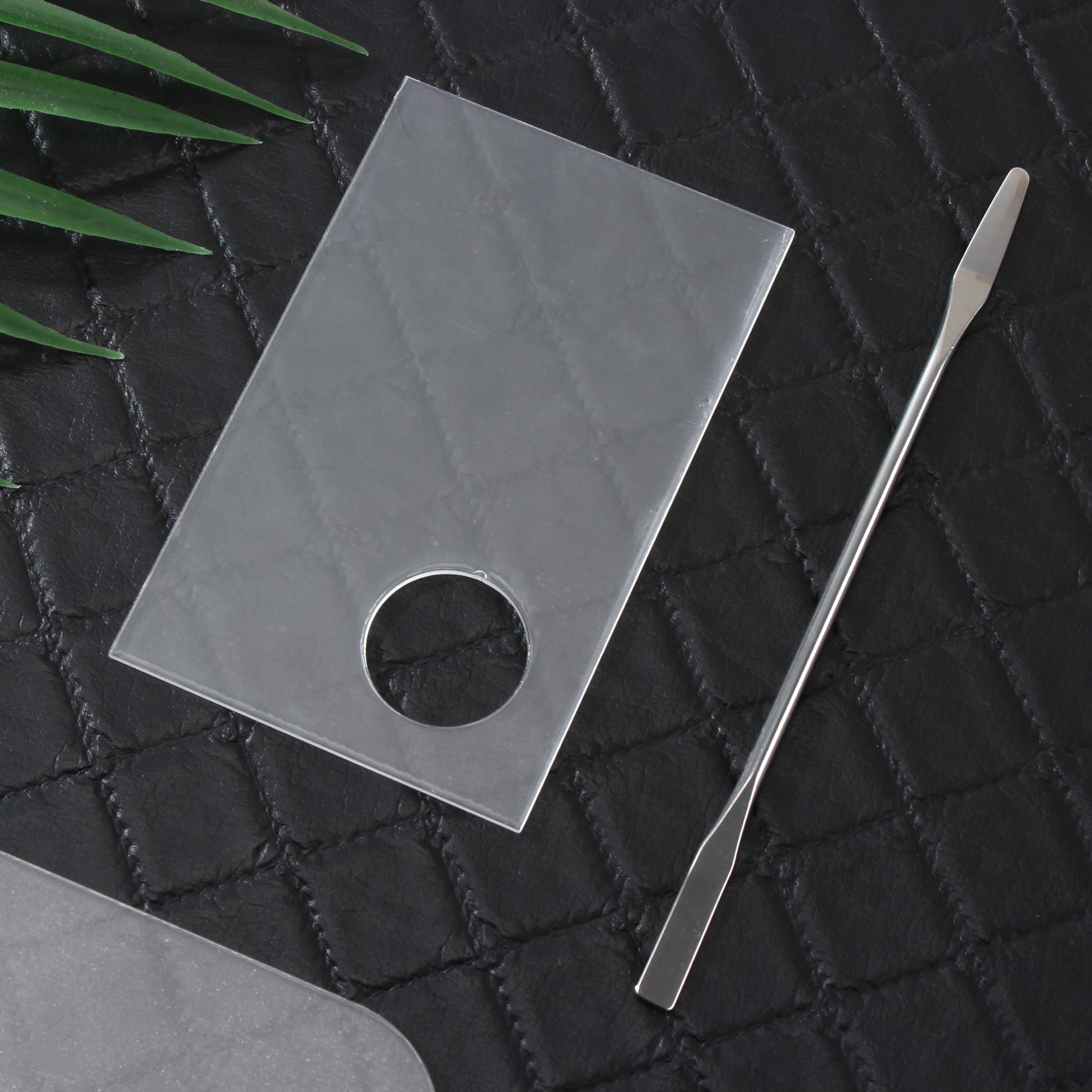 Акриловая прозрачная палитра для макияжа миксер из нержавеющей стали рисования