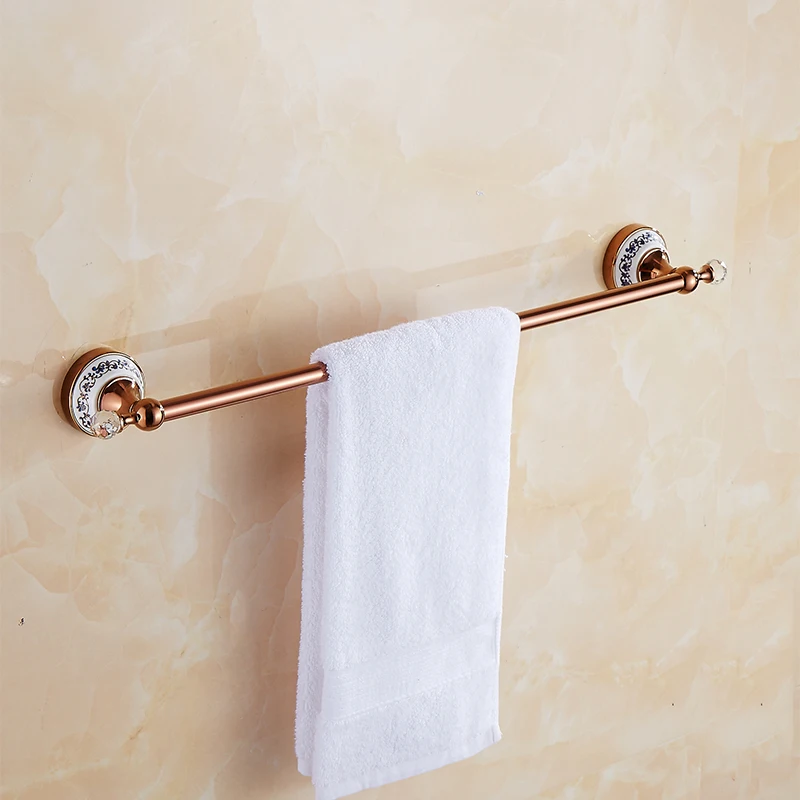 Аксессуары для ванной комнаты из нержавеющей стали цвета розового золота