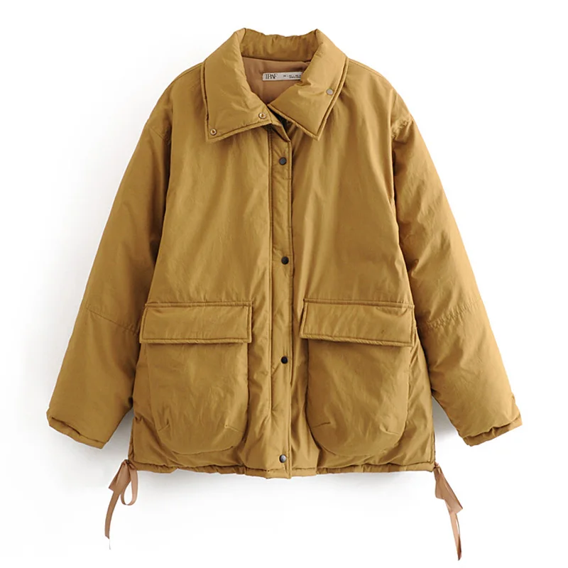 Зимние толстые теплые повседневные парки Katara женские модные однотонные пальто