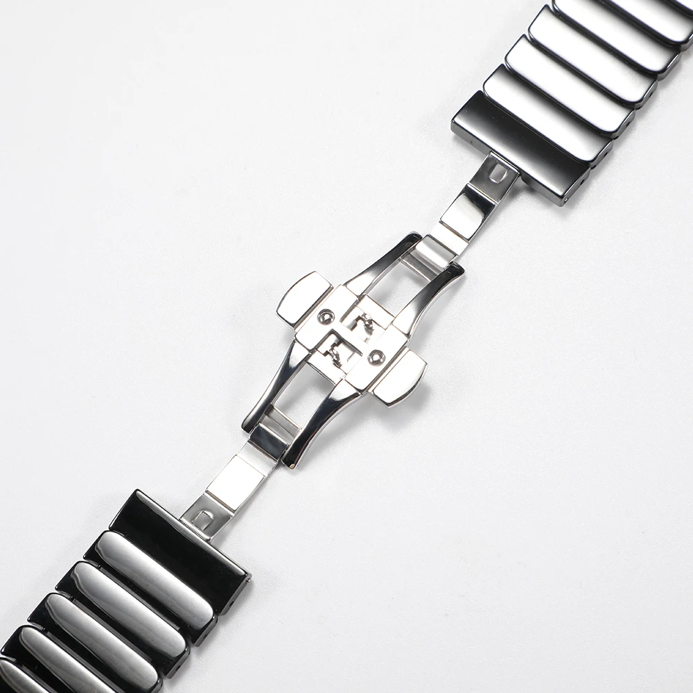 Керамический ремешок для apple watch Band apple watch 5 4 3 44 мм/40 мм iwatch band 42 мм/38 мм correa Link браслет ремень аксессуары для часов