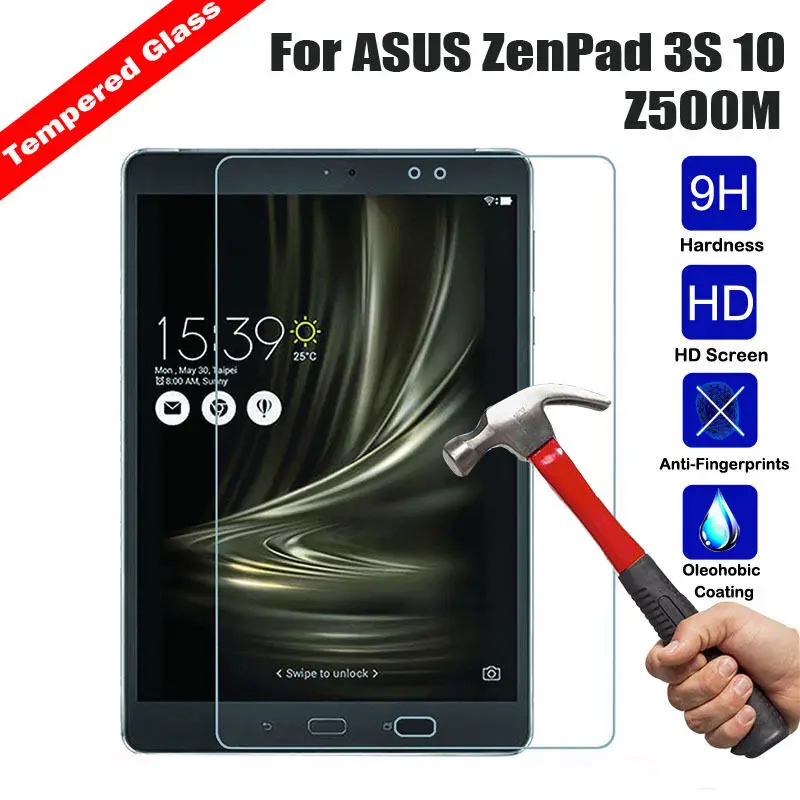 

Закаленное защитное стекло 9H для ASUS ZenPad 3S 10 Z500M Tablet