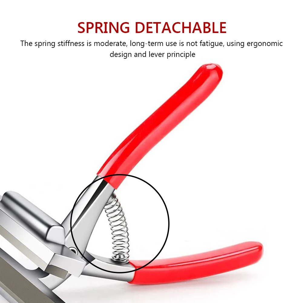

Alloy Canvas Stretching Pliers Spring Handle for Stretcher Bars Artist Framing Tool 12CM Width Red Shank Oil Painting Tool