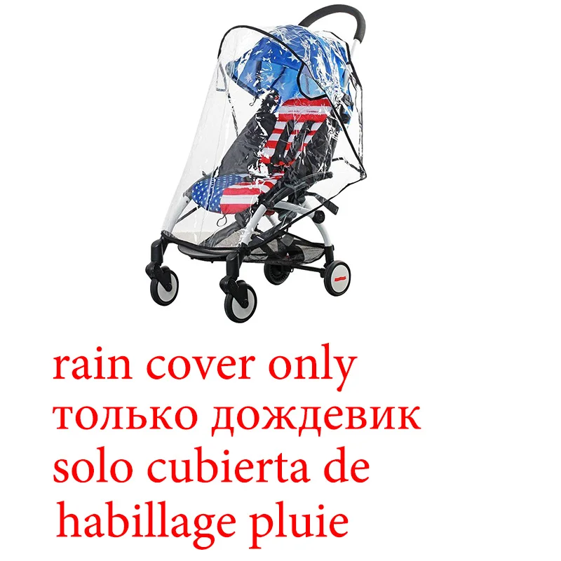 Parabebe/Аксессуары для детских колясок, универсальные рукавицы для прогулок с коляской, теплые, kinderwaga, металлический органайзер, сумка для коляски, дождевик, муфта для рук - Цвет: rain cover only