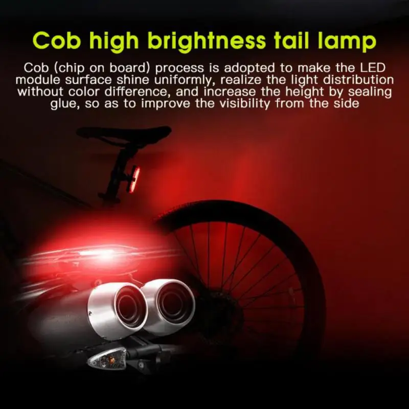

LED Bike Bicycle Light Waterproof USB Rechargeable Bicycle Cycling Riding Taillights Highlight Flashlight Lamps Bike Accessories