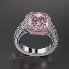 Ювелирные изделия Indie, модные ювелирные изделия, подарок на Хэллоуин, кольца для девочек-подростков, ювелирные изделия для женщин, в эстетике, розовый, роскошный, большой драгоценный камень