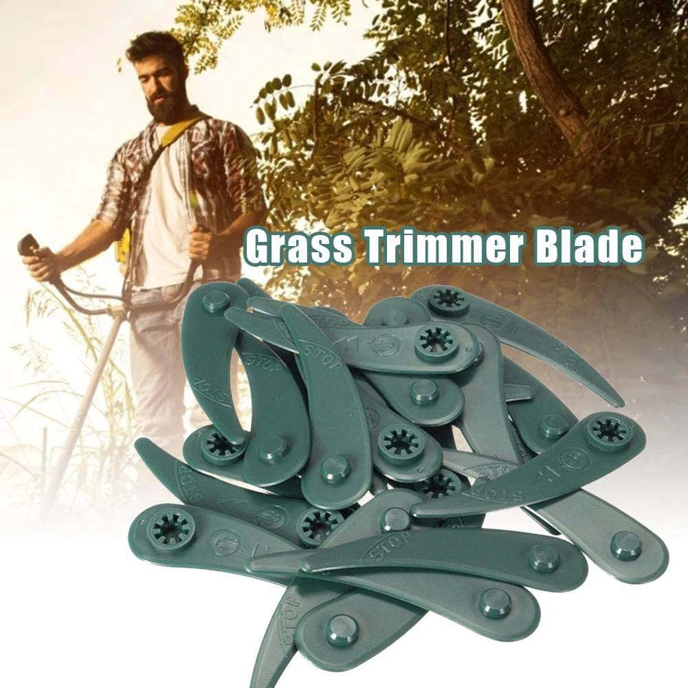 

50/100pcs Plastic Blades For Bosch Art 26-18Li/23-18li Grass Strimmer Trimmer Plastic Garden Accessories LawnMower Plastic Blade