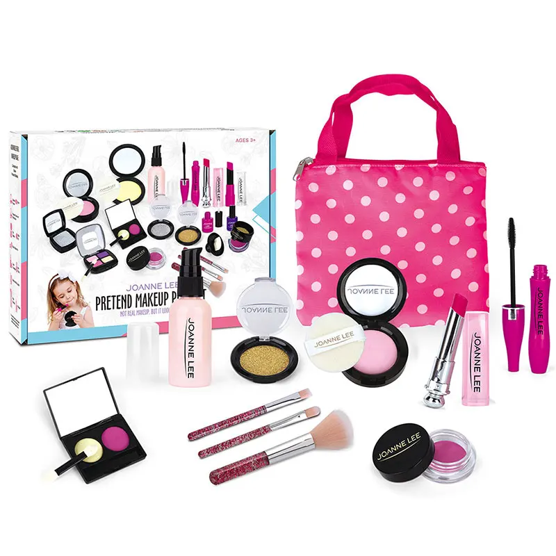 

Kids Toys Simulation Cosmetics Set Pretend Makeup Toys Girls Play House Simulation Blinger Makeup Girls Play Bling Cosmetic Toy