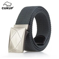 cukup name design quality canvas belts uniqu rift line automatic buckle male fashion waistbands belt for men accessories cbck199
