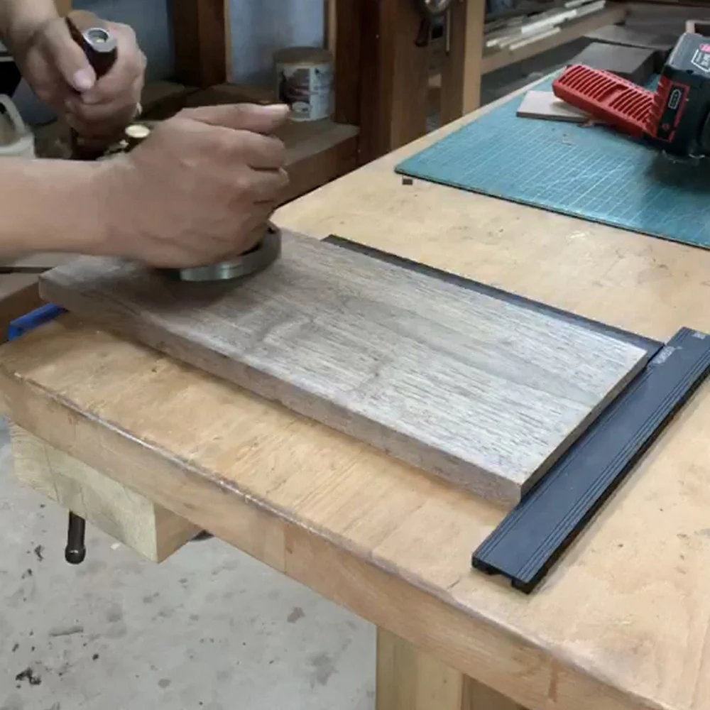 

Woodworking Baffle 19mm/20mm with Adjustable Block Locating Plate Fixed Planing Stops Woodworking Surface Dogs Workbench Tools