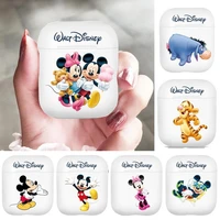 happy disney tigger mickey minnie mouse silicone cases for apple airpods 12 protective shockproof wireless earphone cover charg