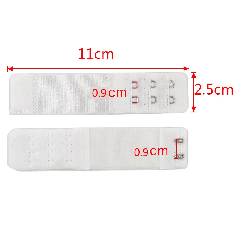 

Women Bra Extenders Strap Sets 2 Hooks Buckle 20/30/50/80/100Pcs Underwear Clasp Intimates Accessories Increase Size Wholesale