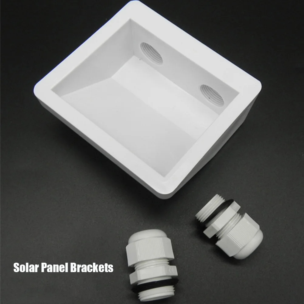 

7pcs Solar Panel Brackets Caravans No Drilling Anti UV High Strength ABS Plastic Corner Side Mounting RV Accessories Universal