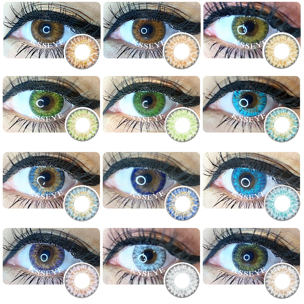 

1 пара, натуральные контактные линзы, 3 тона