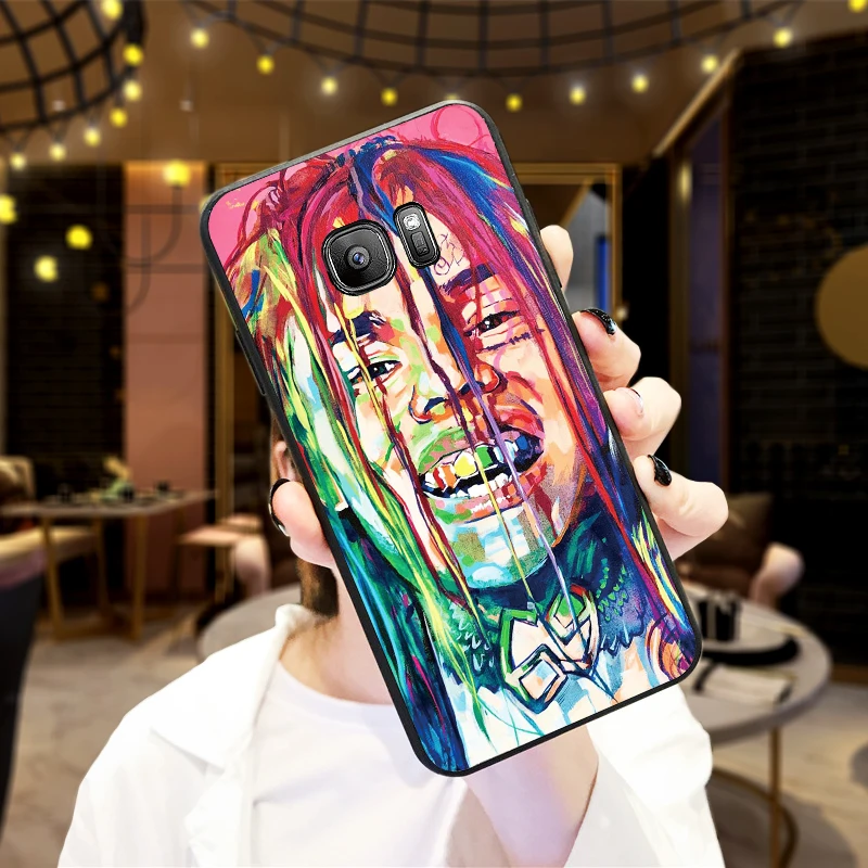 69 SixNine 6ix9ine Мягкий силиконовый чехол для телефона Samsung Galaxy S8 S9 S10 Plus NOTE 8 9 M10 M20 M30 S6 S7