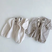 2022 long sleeve childrens clothing casual baby boys sets cute home clothes for girls 2pcs outfit newborn baby suit 0 3 years