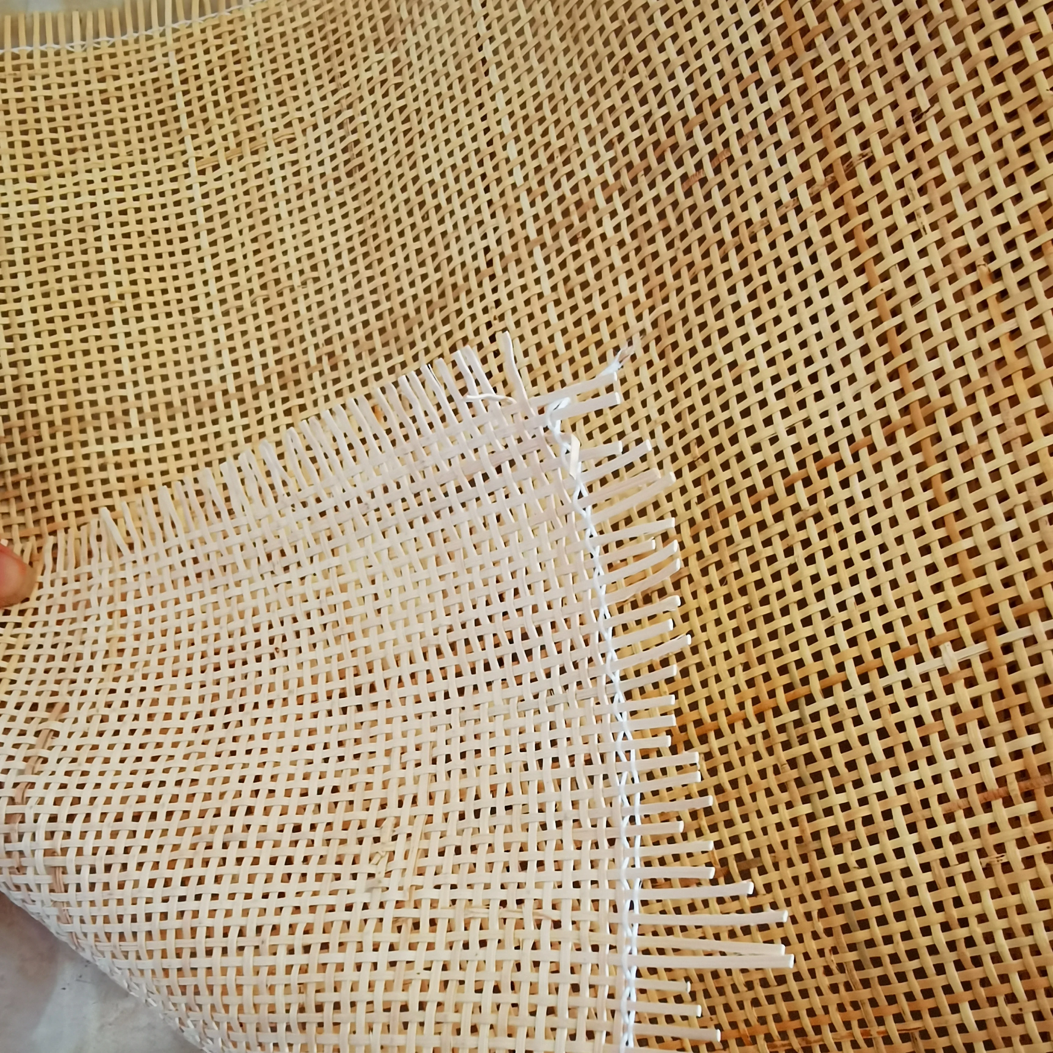 30-90CM Natural Real Rattan Wicker Indonesian Checkered Cane Webbing Wardrobe Shoe Cabinet Accessories | Мебель
