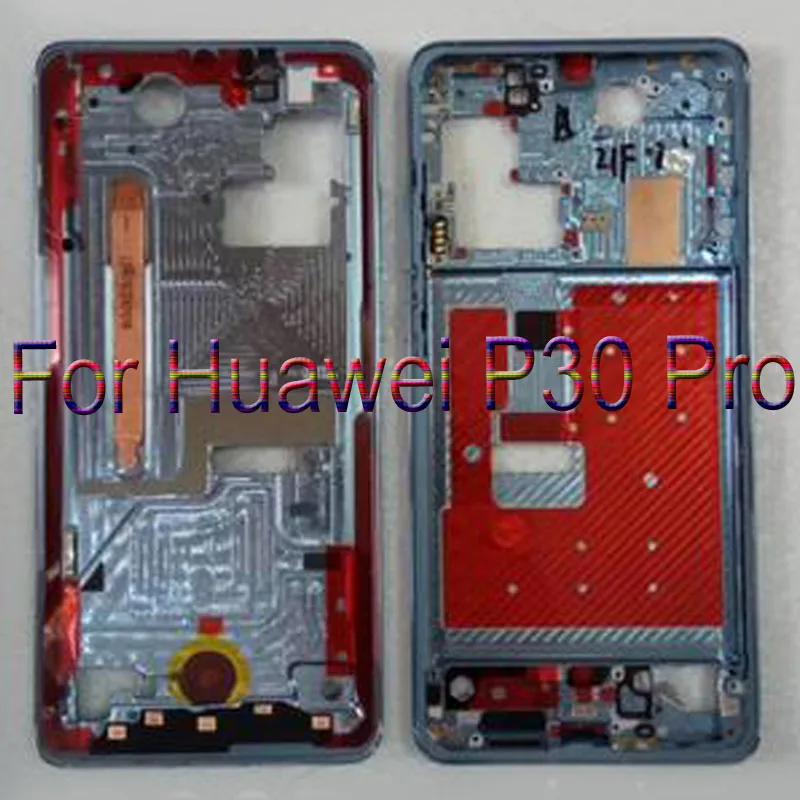 Передняя рамка ЖК дисплея для Huawei P30 Pro корпус средняя без кнопок питания и