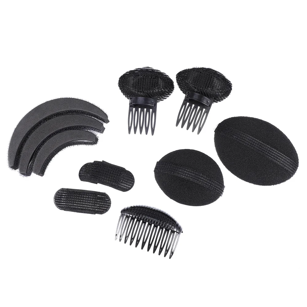 

10pcs False Hair Pads Hair Bump Styling Insert Tool Hair Extensions Accessories