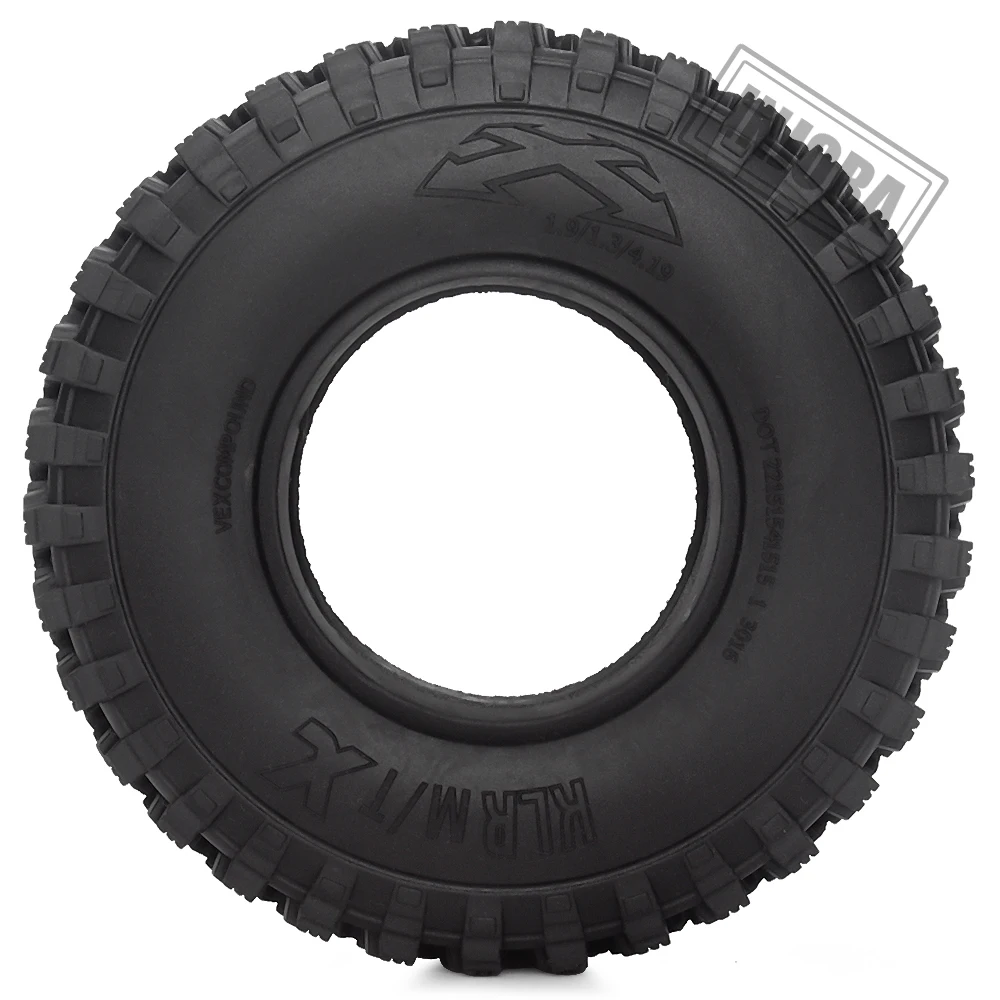 4 шт. 1 9 &quotрезиновые колеса Voodoo KLR 105*35 мм для 1:10 RC Гусеничный осевой SCX10 D90 TF2 MST