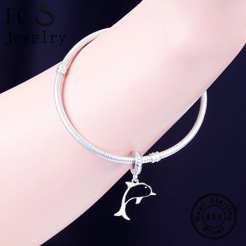 FC ювелирные изделия Fit оригинальный Pandora Шарм Браслет Стерлинговое Серебро