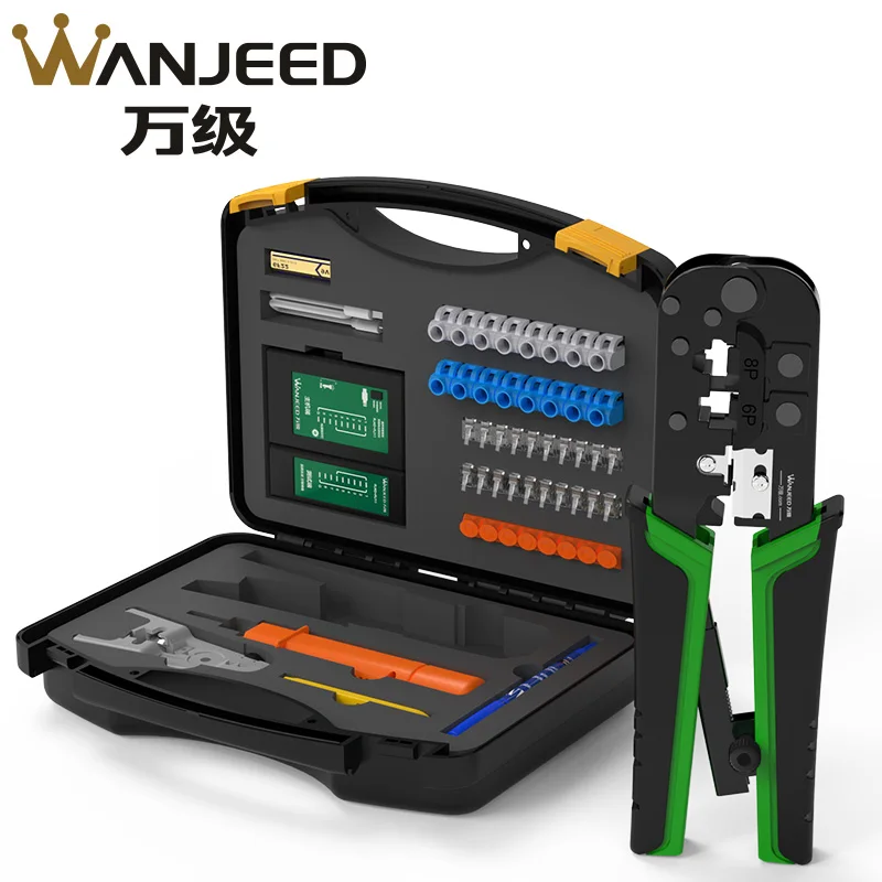 WANJEED сеть TooKit провода щипцы для зачистки резак в одном lan Кабельный соединитель