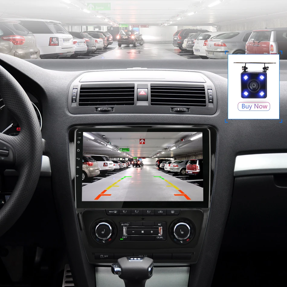 10," 2Din Android 8,1 для 2007- Volkswagen SKODA Octavia 2 A5 автомобильный Радио Мультимедиа Видео плеер Hi-Fi навигация головное устройство