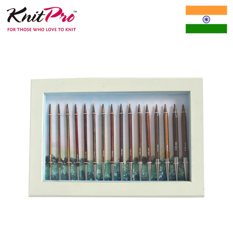 Набор сменных круговых спиц для вязания Knitpro Colorplay | Дом и сад