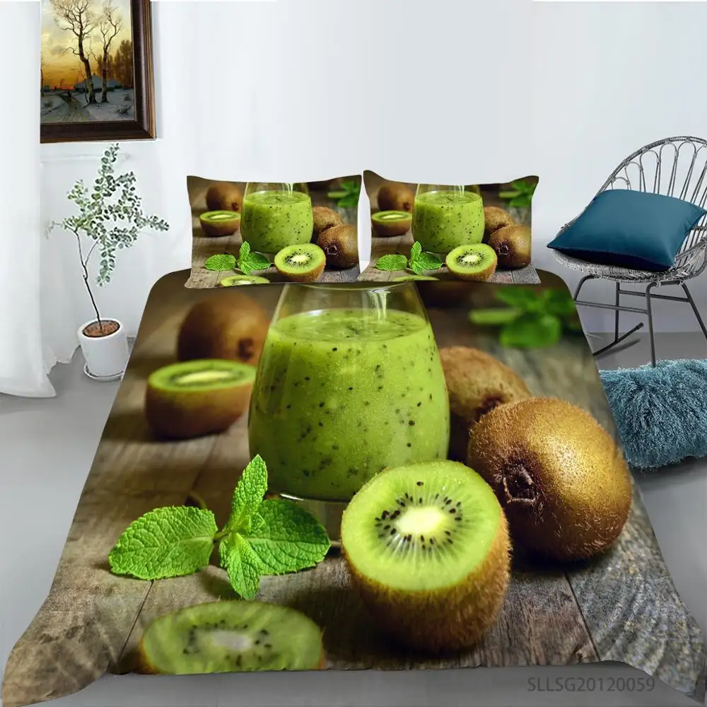 

Cherry Printing Bedding Sets Bed Set Advanced Bedding set Girls/Boys Home textile single/double bed 2/3pcs