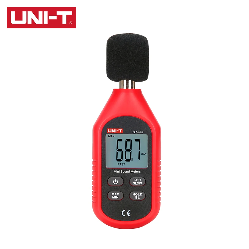 

UNI-T UT353 Mini Noise TesterMiniature Condenser Microphone Sensing Technology Band Pass Technology Network Design