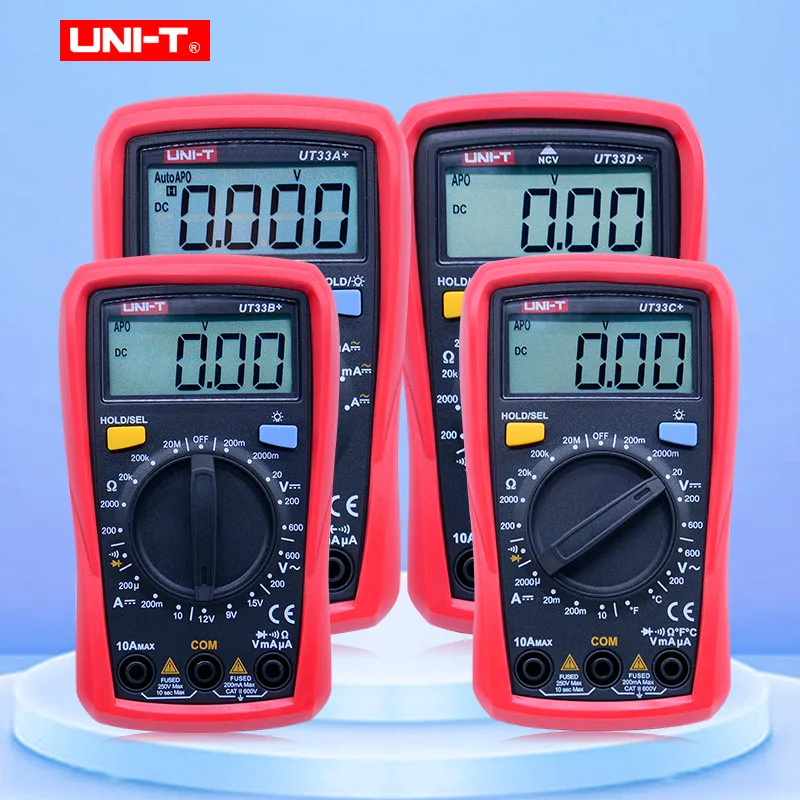 Цифровой мультиметр UT33A +/B +/C +/D + Max напряжение 600 В Бесконтактный температурный