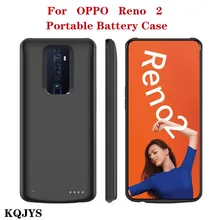 KQJYS 6800mAh External  Power Bank Charging Cover Power Case For OPPO Reno 2 Battery Case Battery Charger Cases For OPPO Reno 2