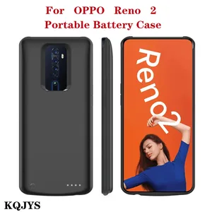 kqjys 6800mah external power bank charging cover power case for oppo reno 2 battery case battery charger cases for oppo reno 2 free global shipping