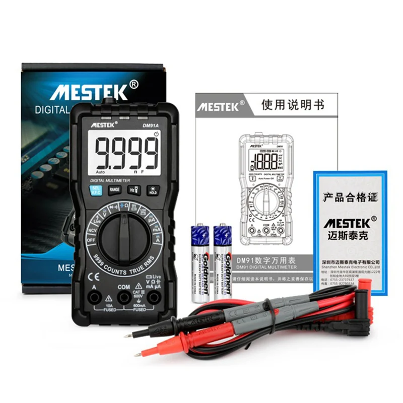 Цифровой мультиметр DM91 DM91A DM91S 6000 отсчетов автоматический выбор