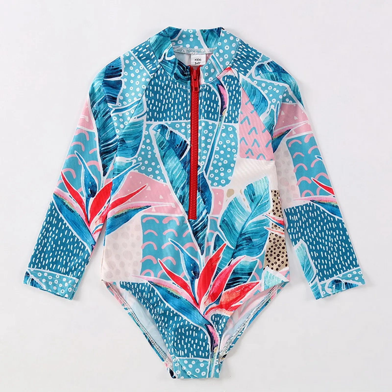 

CYSINCOS Floral Ruffled Bikini Set Baby Girls Flora V-Neck High-Waisted Swimsuit 2021 Girl Beach Bathing Suit Swimwear