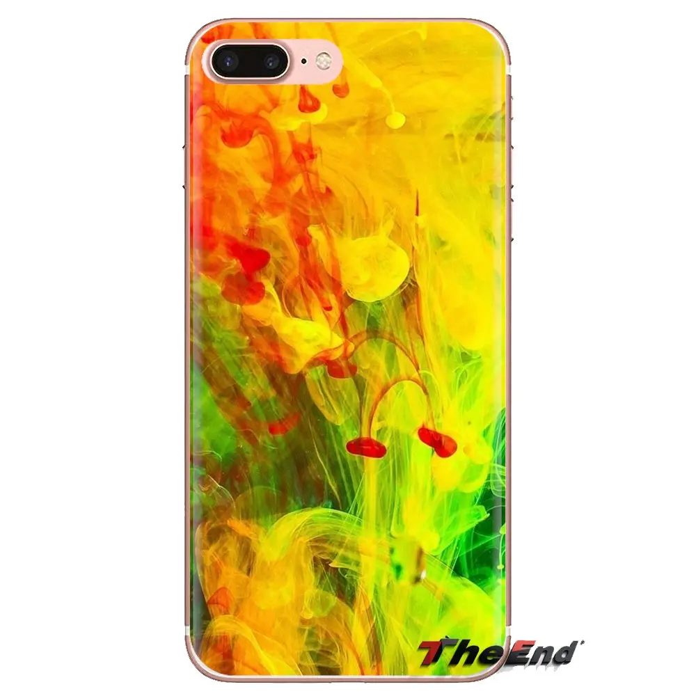 Чехол для мобильного телефона абстрактная краска цветные HD обои Xiao mi 6 A1 Max x 2 5X 6X Red