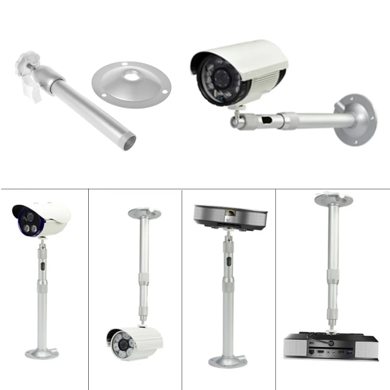 

360 Degree Adjustable Projector Ceiling Mount Stand Wall Projector Bracket Metal