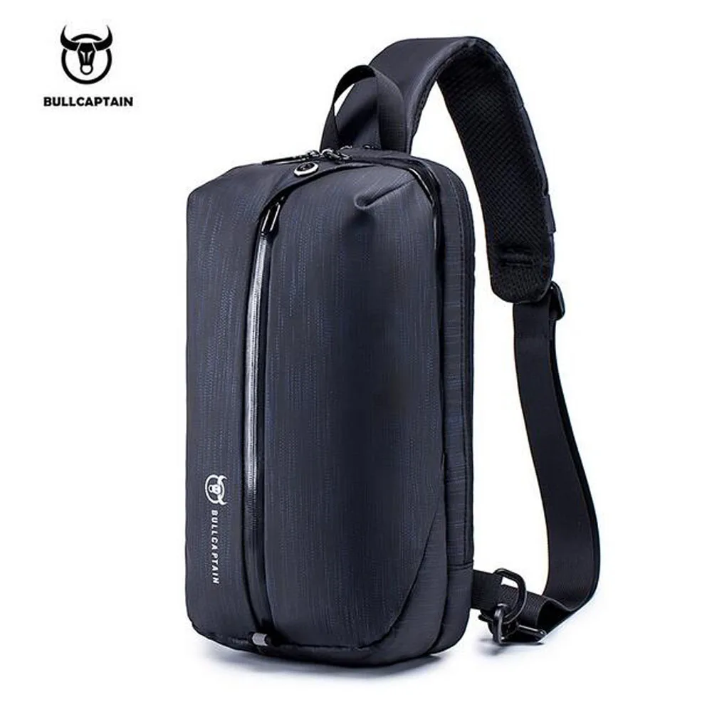 

Мужская нагрудная сумка через плечо, с USB-зарядкой