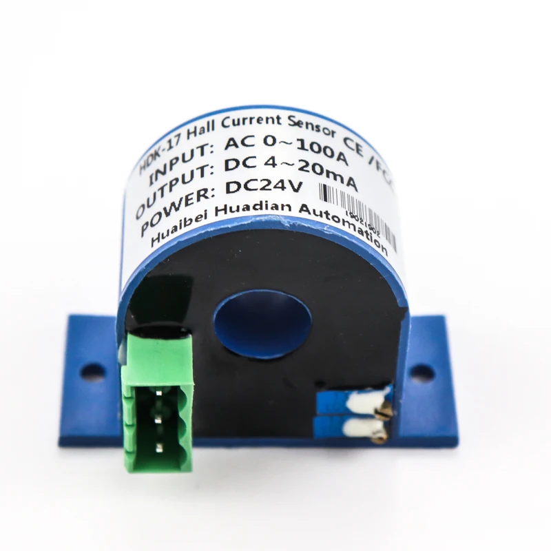 

0-20mA/0-10V Analog Output Hall Current Sensor For Current Measurement Range Of 0-100A