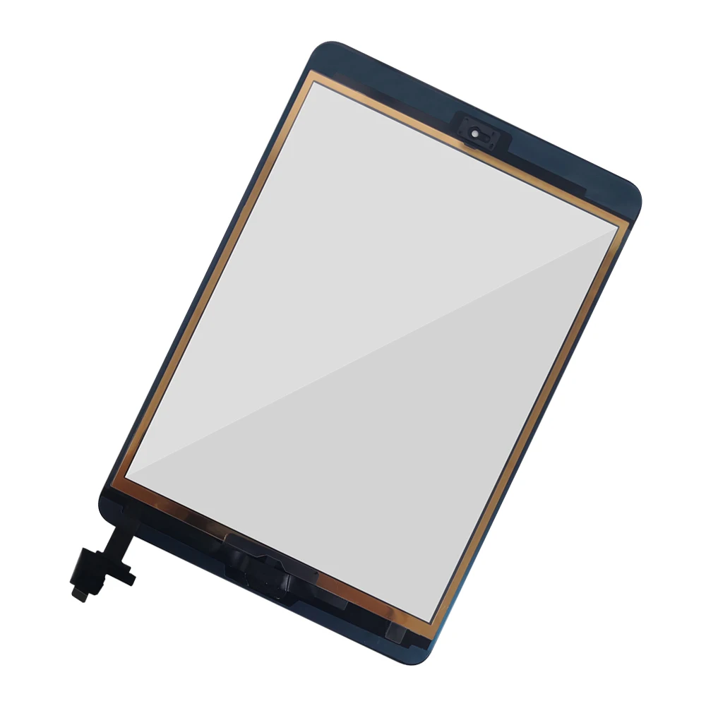 Для iPad Mini 2 Сенсорный экран дигитайзер с кнопкой-кнопкой кабель ИС для 1/2/3 A1432 A1454