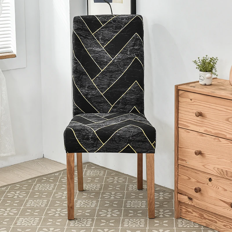 1 шт. чехол для стула с геометрическим рисунком | Дом и сад