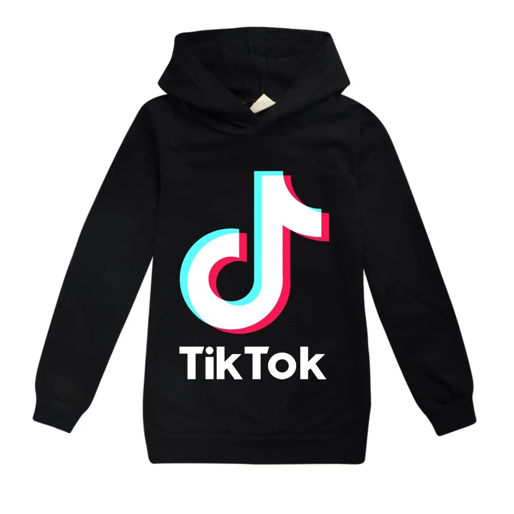 Лидер продаж толстовки Tik Tok детские футболки топы спортивная одежда детская для