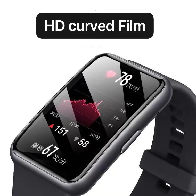 3D Curved film for Huawei Watch Fit /Honor Watch ES Full Curved Edge Scratch-resistant for Huawei Watch Fit Protective film