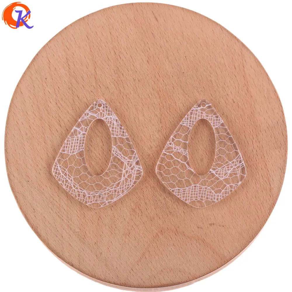 

Cordial Design 31*38mm 100Pcs Jewelry Accessories/DIY Parts/Drop Shape/Lace Effect/Earring Making/Hand Made/Earring Findings