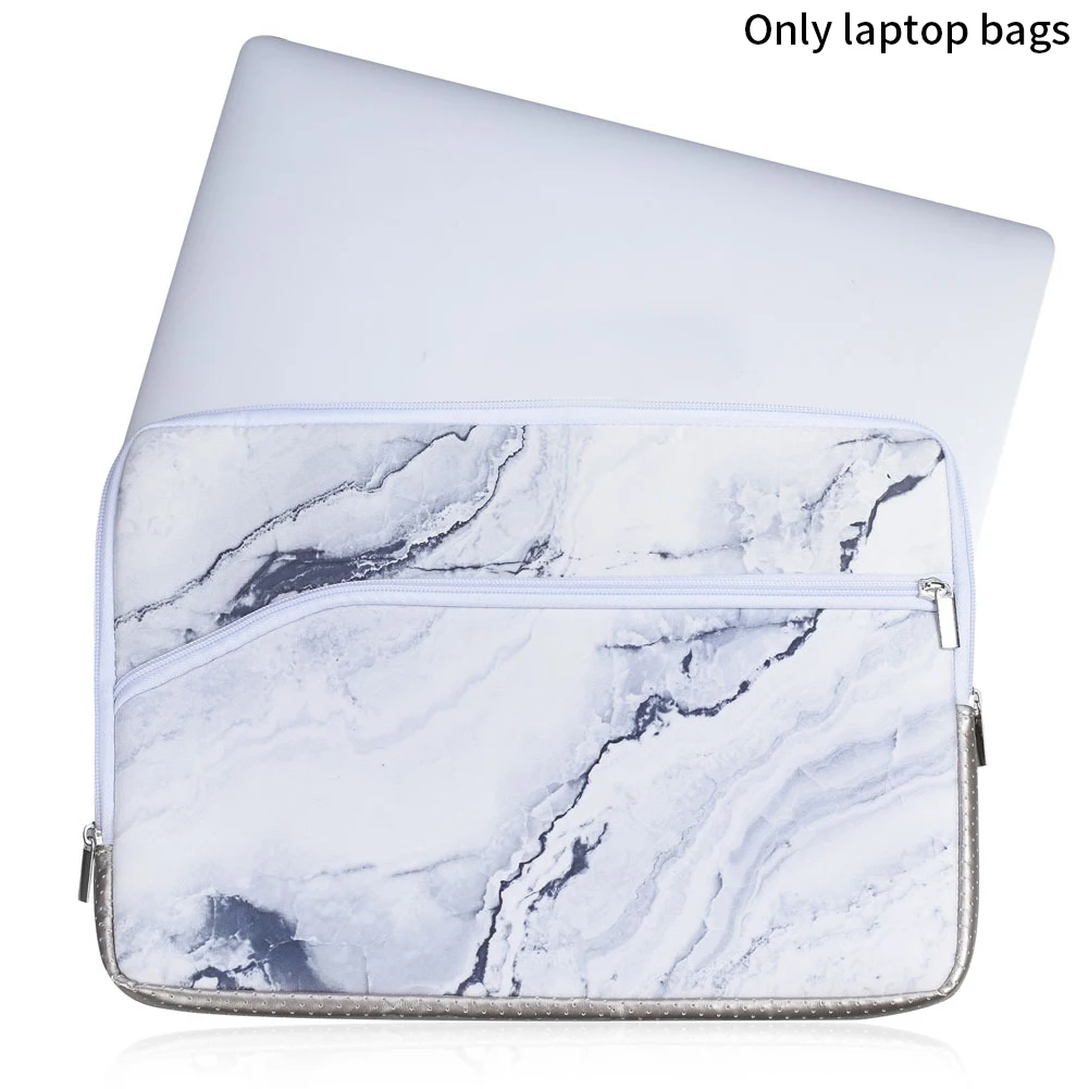 Противоударная сумка для ноутбука планшет портативный Marbling практичный неопрен