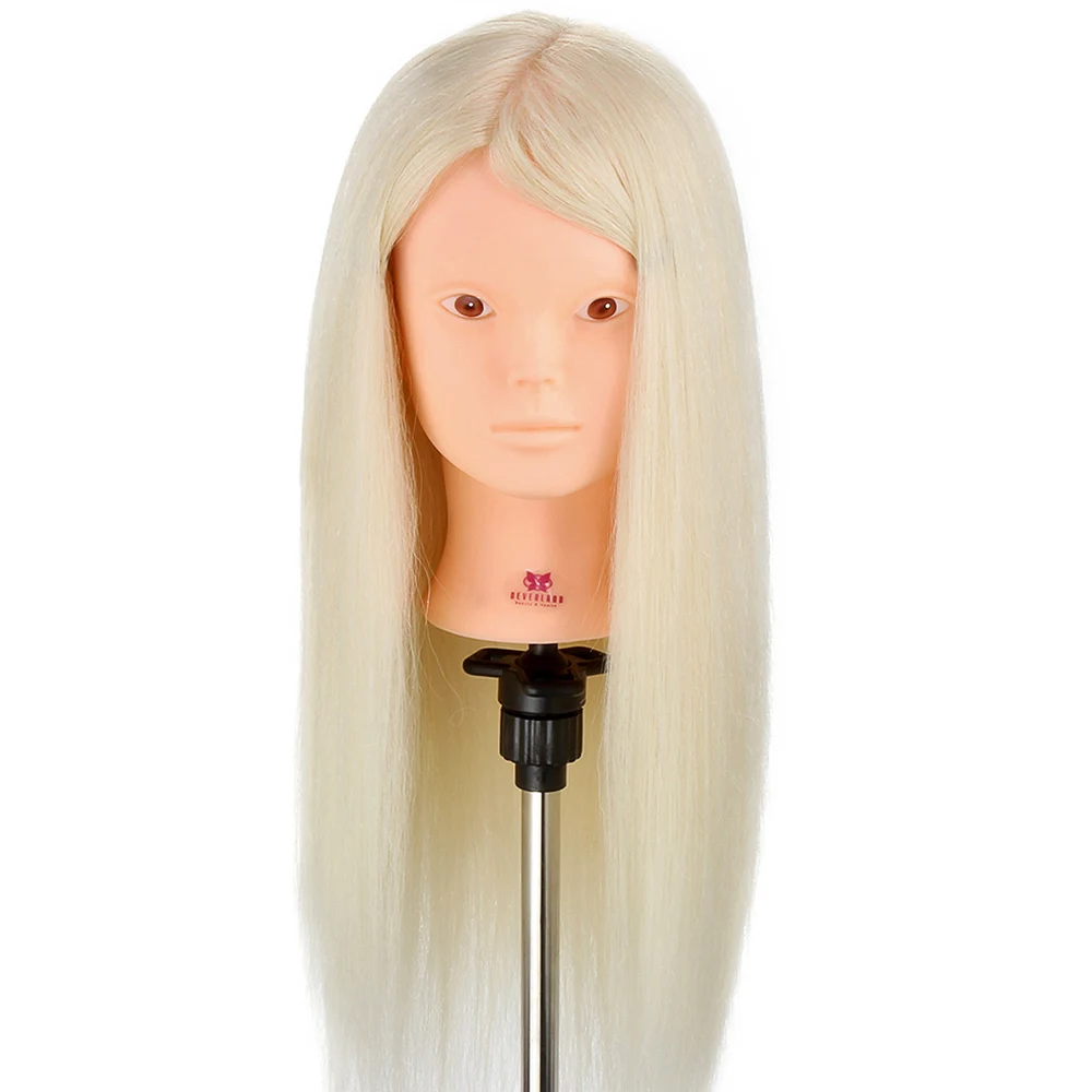 Neverland 24 'ྖ% настоящие волосы манекен для тренировок голова парикмахеров