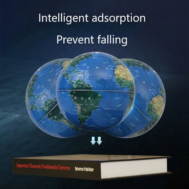 구매 창조적인 3D 자기 부상 야간 조명 회전 Led 글로브 플로팅 테이블 램프, 침실 홈 장식 램프 선물 조명