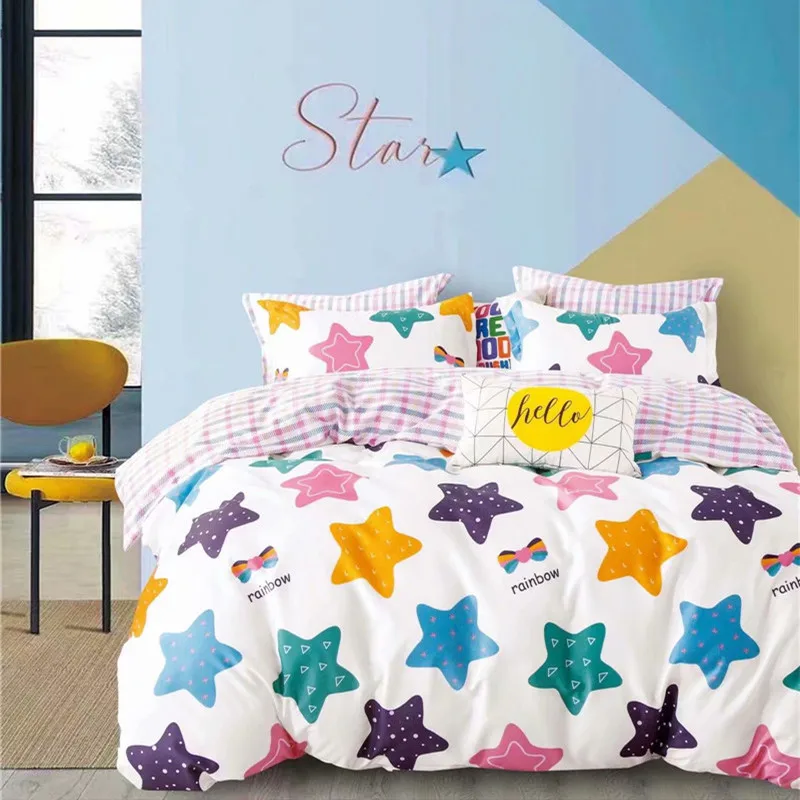 

Комплект постельного белья с 3D рисунком в виде звезд